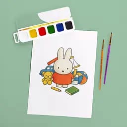 Фарби акварельні Yes Miffy 6 кол. медові б/п (110317) - мініатюра 8