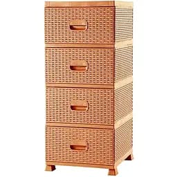 Комод Violet House 0357 Ротанг Beige 38x45x90 см (0357 Роттанг BEIGE 38*45*90 см)