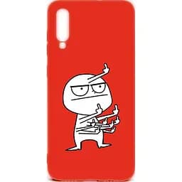Чохол-накладка Toto Cartoon Soft Silicone TPU Case Samsung Galaxy A70 FK 9 Red