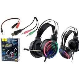 Компьютерные наушники Hoco ESD03 24pc с высоким качеством звука черные (MAW-41563_586)