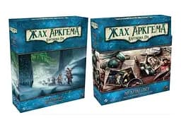 Настольная игра Ігромаг Ужас Аркхэма. Карточная игра - На краю земли. Путеводитель по кампании + Исследовательское дополнение (укр.) (8136+1)