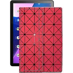 Чехол StatusCASE из экокожи для планшета Lenovo Tab M10 (3rd gen) Красный ромб