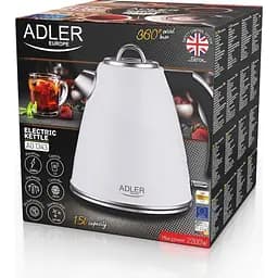 Електрочайник Adler AD 1343 White [152867] - мініатюра 6