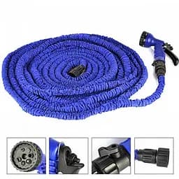 Шланг садовий поливальний саморозтягуючий Magic Hose 45м стрейч м'який Xhose для поливу - мініатюра 2