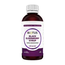 Сироп бузины Black Elderberry syrup Biotus 250 мл
