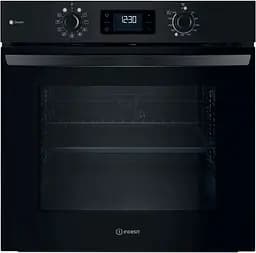 Indesit Духовий шафа Indesit електричний, 71л, A+, дисплей, конвекція, чорний