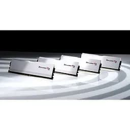 Модуль пам'яті для комп'ютера DDR5 64GB (2x32GB) 6400 MHz Ripjaws M5 RGB Matte White G.Skill (F5-6400J3239G32GX2-RM5RW) - мініатюра 4