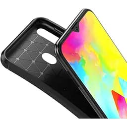 Чохол-накладка Toto TPU Carbon Fiber 1.5 mm Case Samsung Galaxy M20 Coffee - мініатюра 3