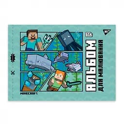 Зошит для малювання А4 Yes Minecraft Boom 12 аркушів 8 шт. (130593) - мініатюра 4