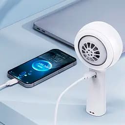 Портативний вентилятор з PowerBank Portable Handheld Fan (GXF06) - мініатюра 6