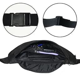 Сумка-бананка Nike чоловіча/жіноча спортивна 32×16 см з розширювачем поясна сумка або сумка через плече (3733) - мініатюра 5
