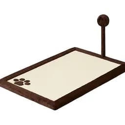 Дряпка-килимок Trixie для котів з м'ячиком на пружині сизаль/плюш коричнева 70х45 см [CD]