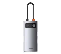 Мультипортовий адаптер USB Хаб Baseus Baseus Metal Gleam Series 4-in-1 Multifunctional Type-C HUB Docking