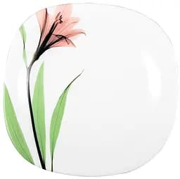 Тарілка супова Vittora Square Рожева лілія V-230Spl 23 см (110995)