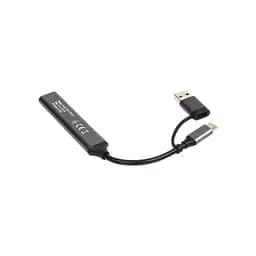 Концентратор Maxxter USB-C + USB-A to 1xUSB 3.0 + 2xUSB 2.0 + 1xUSB-C (HU3C-4P1CN-01) - мініатюра 4