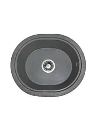 Кухонная мойка Adamant CIRCUM серая 500x425x180 мм, без крыла 50 см