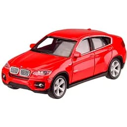Машина Металева Bmw X6 Welly 44016Cw Масштаб 1:43 Червоний