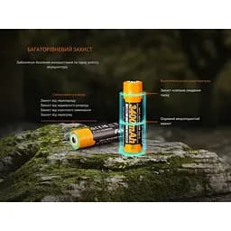 Акумулятор 18650 Fenix 3400 mAh li-ion зарядка Type-C (ARB-L18-3400U-V30) - мініатюра 10