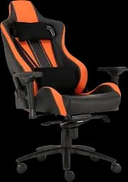 Геймерське крісло GT Racer чорне з помаранчевим (X-0715 Black/Orange) - мініатюра 4