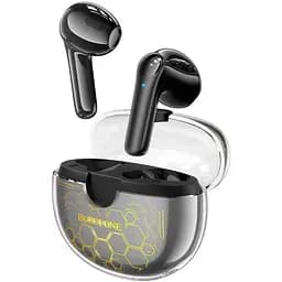 Блютуз Стерео Гарнитура Borofone BW15 Черный