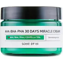Крем для обличчя Some By Mi AHA-BHA-PHA 30 Days Miracle Cream відновлювальний з комплексом кислот 60 мл