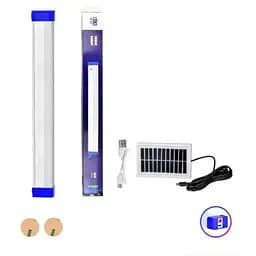 Світильник аварійного освітлення Bailong BK-700T акумуляторний світлодіодний LED лампа із сонячною панеллю