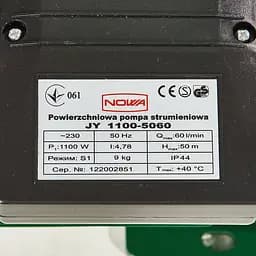 Насос поверхневий струменевий Nowa JY 1100-5060 (148878) - мініатюра 7