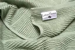 Рушник Lotus Home - Sophie sage green зелений 50x90 - мініатюра 3