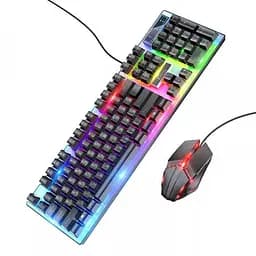 Клавиатура + мышь проводная Hoco GM18 Luminous