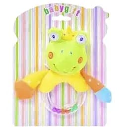 Брязкальце м'яке Bambi Тварини Жабка C20561 тактильне 