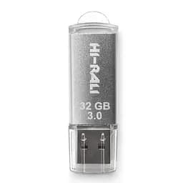 Флеш-накопичувач USB3.0 32GB Hi-Rali Rocket Series Silver (HI-32GB3VCSL) - мініатюра 2