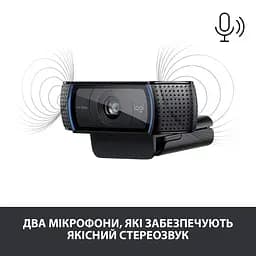 Веб-камера Logitech C920 HD Pro (960-001055) з мікрофоном - мініатюра 10
