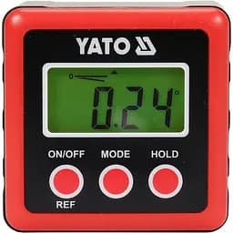 Кутомір електронний YATO діапазон 4х0-90° з живленням від 2 батарейок 1.5 В тип ААА (YT-71000) - мініатюра 3