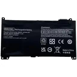 Акумулятор до ноутбука HP ProBook 450 G4 RR03XL, 40Wh (3500mAh), 3cell, 11.4V, Li-ion AlSoft (A47722)
