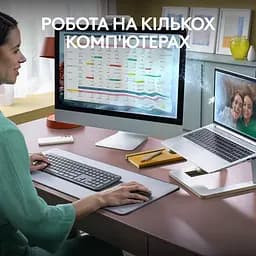Комплект (клавіатура, миша) бездротовий Logitech Signature Slim Combo MK950 Graphite (920-012490) - мініатюра 3
