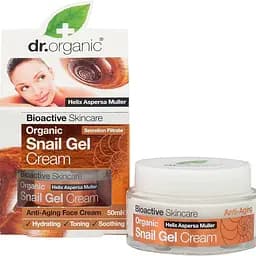 Гель-крем для обличчя з екстрактом секрету равлика Dr. Organic Bioactive Skincare Snail Gel Cream 50 мл