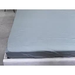 Простирадло Ecotton Natural Grey на резинці сатин 180х200 см сіре (24858) - мініатюра 4