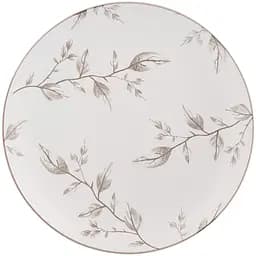 Тарілка десертна Ardesto Asti 19.4 см біло-бежева (AR1419AB)