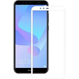 Захисне скло Mocolo 2.5D Full Cover Tempered Glass Huawei Y6 Prime 2018 White