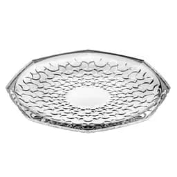 Тарілка RCR Аrabesque 30 см скло прозора (27283020106)