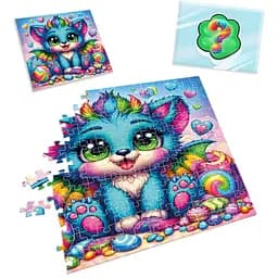 Пазли з сюрпризом Vladi Toys Бірюзовий дракончик (VT8030-04) - мініатюра 3
