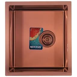 Кухонна мийка Mixxus MX4843-220x1.0-PVD-Bronze MX0558, Бронза