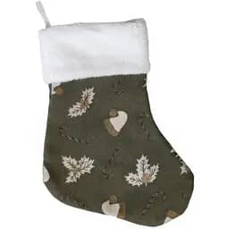 Чобіток декоративний Прованс Шапочки на зеленому 34х26 см (37544)