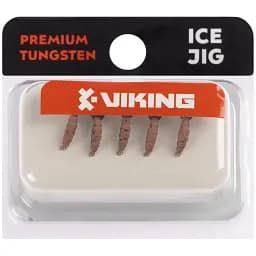 Мормишка вольфрамова Viking Fishing Shrimp+bead 0.37g 7mm Rum+V (5шт) - мініатюра 2