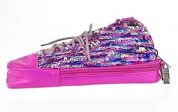 Шкільний пенал м'який Yes TP-24 ''Sneakers with sequins'' rainbow