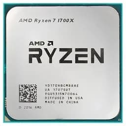Процесор AMD Ryzen 7 1700X (YD170XBCM88AE) (Socket AM4, 16T, 3.8 ГГц, Tray) Б/в