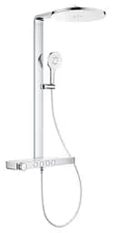 Душова система з термостатом для настінного монтажу Grohe Rainshower Aqua Pure 1016800000, Хром - мініатюра 2