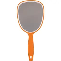 Зеркало с ручкой Titania 28х13 см оранжевое (1530 L оранж)