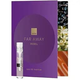 Открытка с пробным образцом Avon Far Away Rebel 0.6 мл
