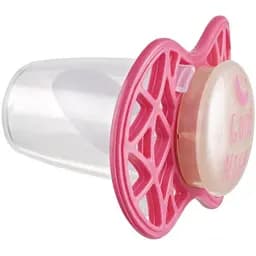 Пустушка Nuvita 7084 Air55 Cool ортодонтична 6m+ GOOD NIGHT світиться у темряві кольору марсала NV7084GM